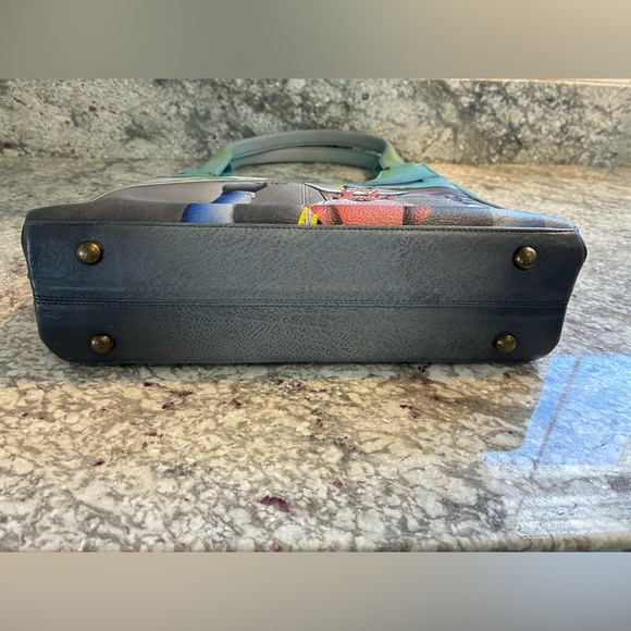 Anuschka Artistic Historic Route 66 Shoulder Bag - Picture 15 of 16